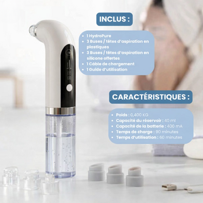 HydroPure™ - Aspirateur Points Noirs & Hydrodermabrasion Professionnel